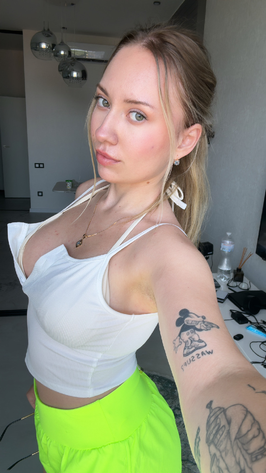 KateV in her underwear in Monte Carlo