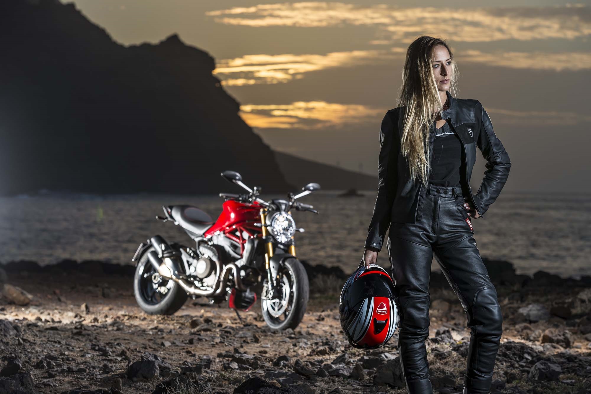 Beautiful girls and motorcycles in Monte Carlo