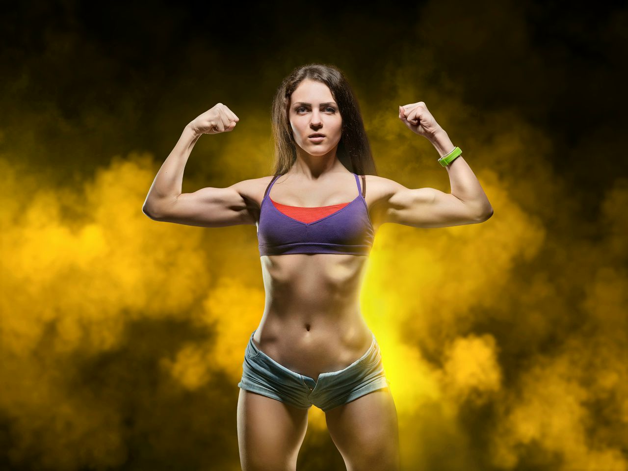 Athletic girls in Monte Carlo